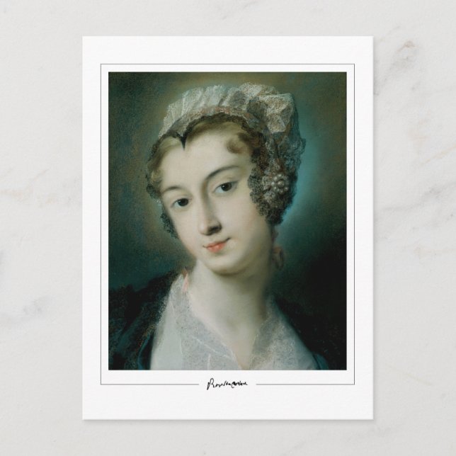 Rosalba Carriera #12 - Kunsthandwerk Postkarte (Vorderseite)