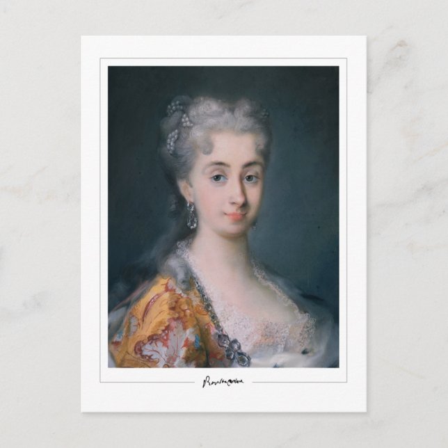 Rosalba Carriera #14 - Kunsthandwerk Postkarte (Vorderseite)