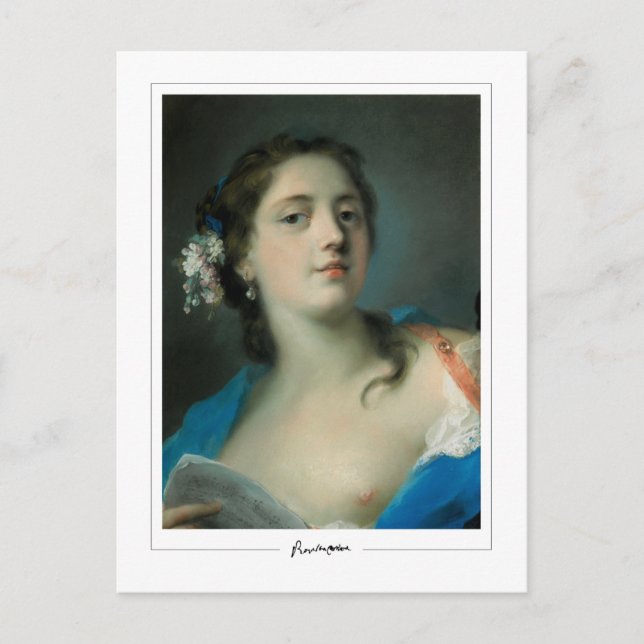 Rosalba Carriera #4 - Kunsterlebnisse Postkarte (Vorderseite)