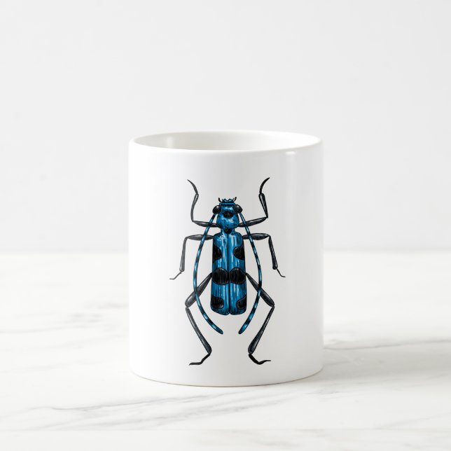 Rosalia Alpina Käfer Kaffeetasse (Mittel)
