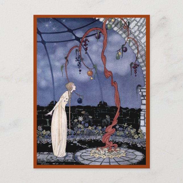 Rosalie und der Zauberpflanzenbaum Postkarte (Vorderseite)
