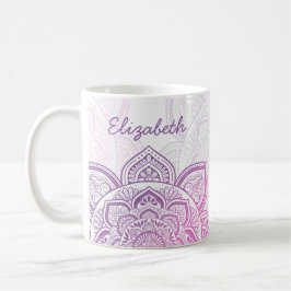 Rosaline Mandala 11 oz. Personalized Mug Kaffeetasse