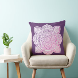Rosaline Mandala Throw Pillow Kissen