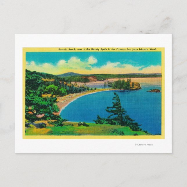 Rosario Beach in San Juan Islands, Washington Postkarte (Vorderseite)