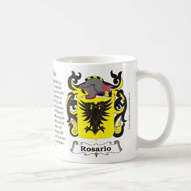 Rosario-Familien-Wappen Tasse (Rechts)