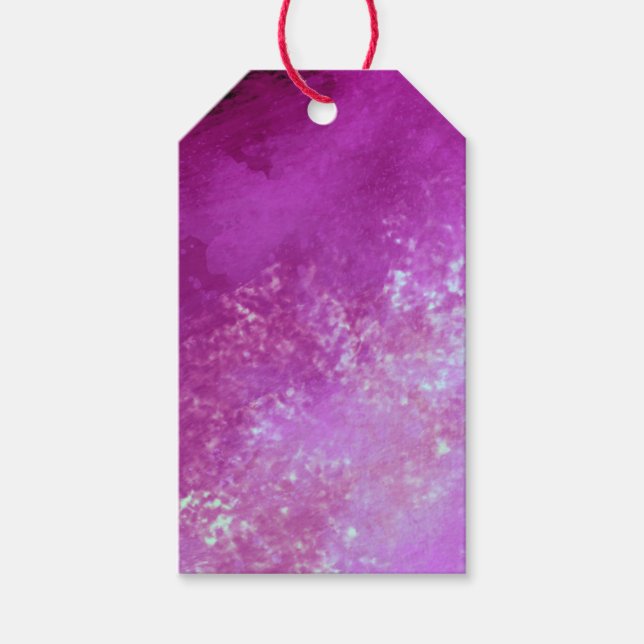 Rosarote Wolke Effekt  Geschenkanhänger (Vorderseite)