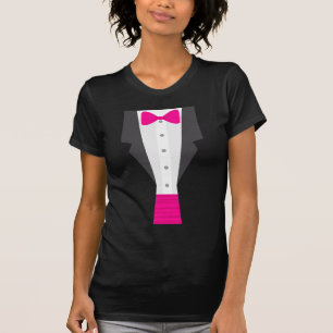 rosaroter Smoking T-Shirt