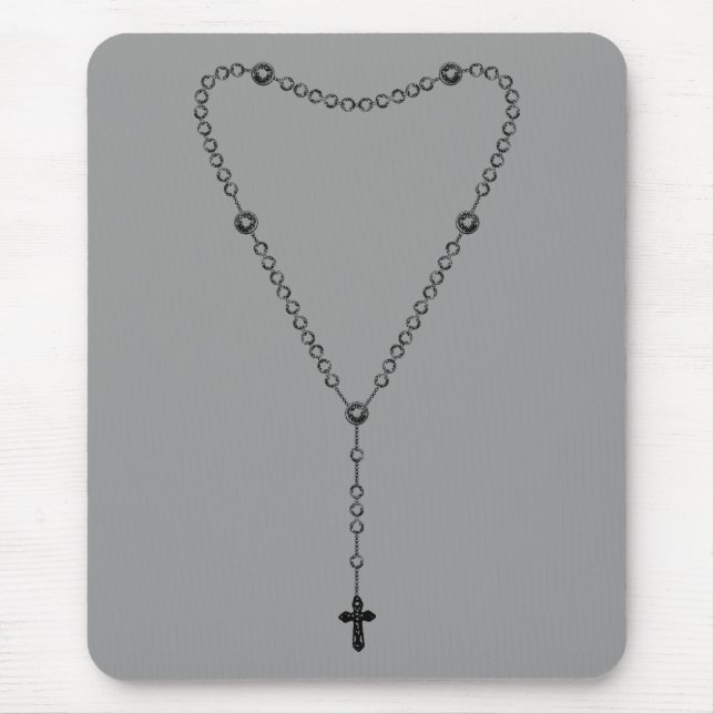 Rosary Beads Mousepad (Vorne)