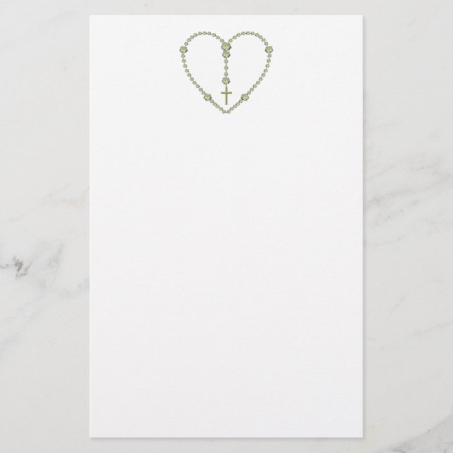 Rosary Briefpapier (Vorderseite)
