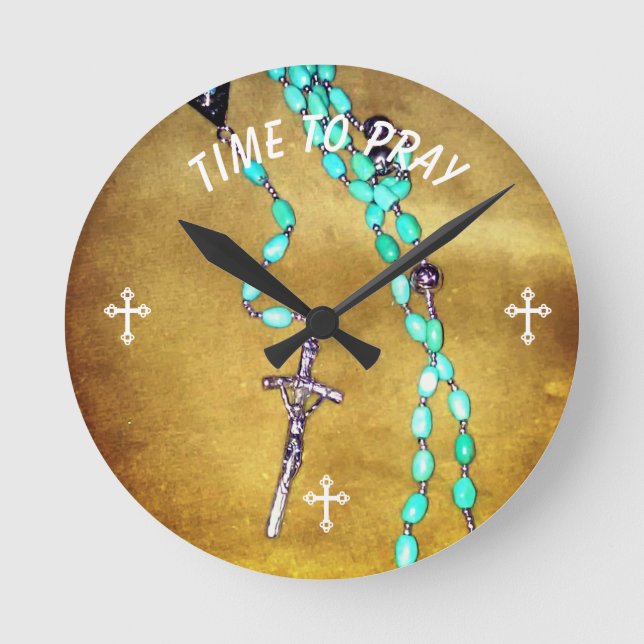 Rosary Uhr Zeit zum Beten (Vorderseite)