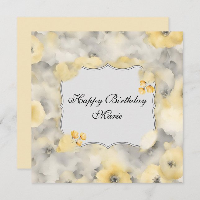 rosas amarillas (Vorne/Hinten)