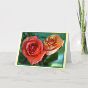 "Rosas Rosadas " Feiertagskarte
