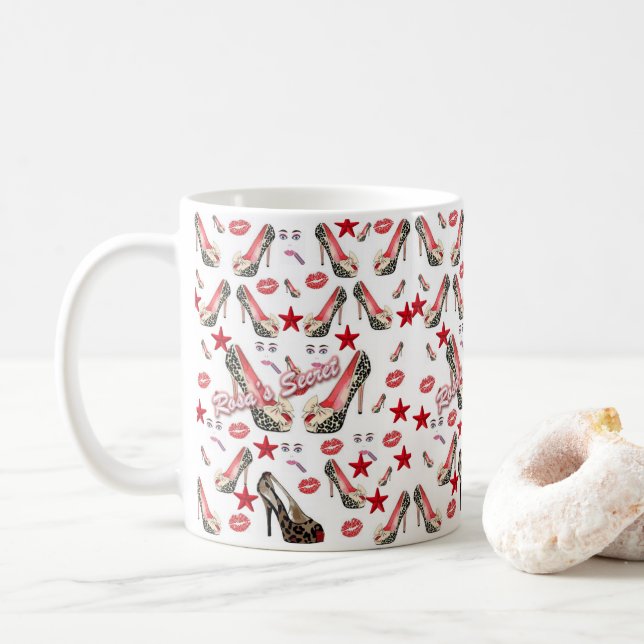 Rosa's Secret-Tasse Kaffeetasse (Mit Donut)