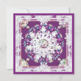 Rosass und Schneeflocke aus Kardinal Einladung