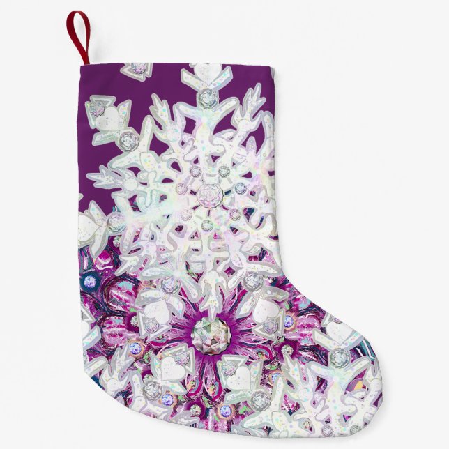 Rosass und Schneeflocke aus Kardinal Kleiner Weihnachtsstrumpf (Vorderseite)