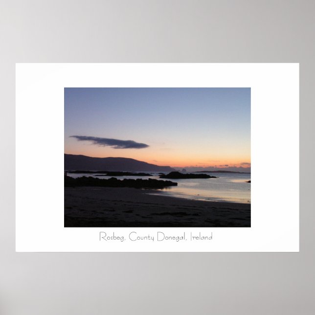 Rosbeg, Landkreis Donegal, Irland Poster (Vorne)