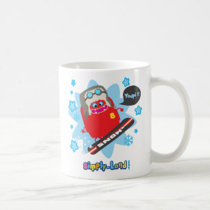 Rosco macht Snowboard Kaffeetasse