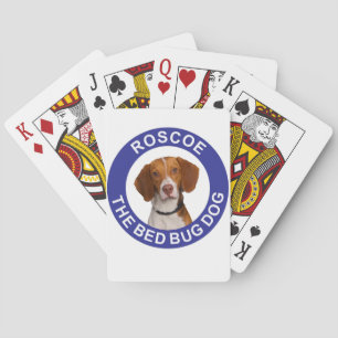 Roscoe les cartes de jeu de chien d'insecte de lit