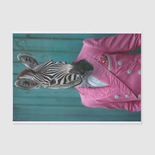 Roscoe the Zebra Seidenpapier (Vorderseite)