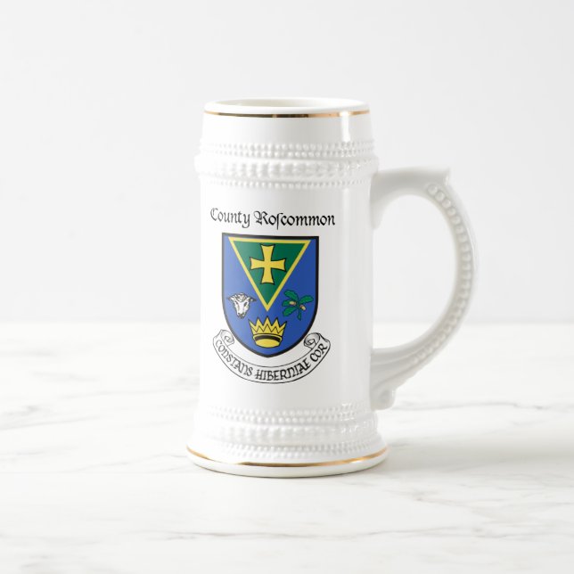 Roscommon Bier Stein Bierglas (Rechts)