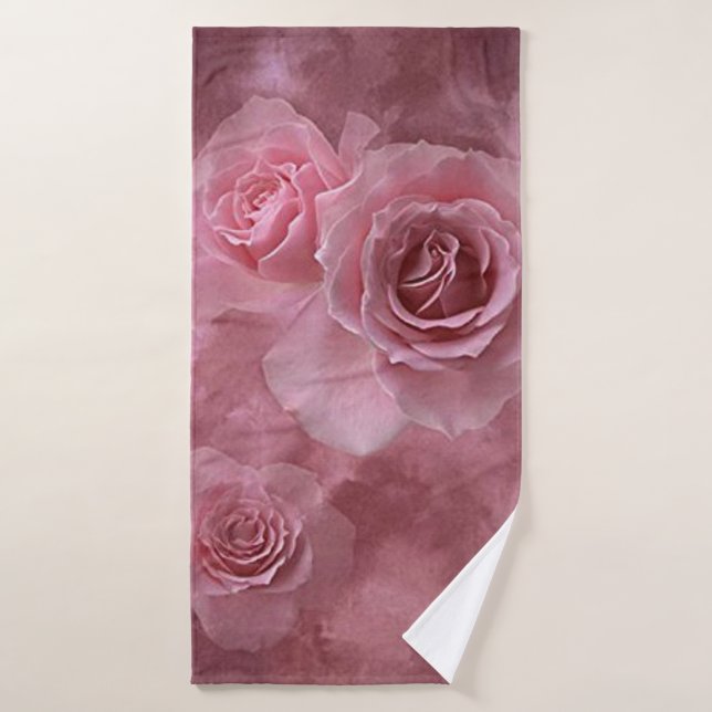Rose (Serviette de bain)
