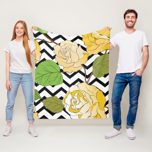 Rose 12 fleecedecke (Beispiel)