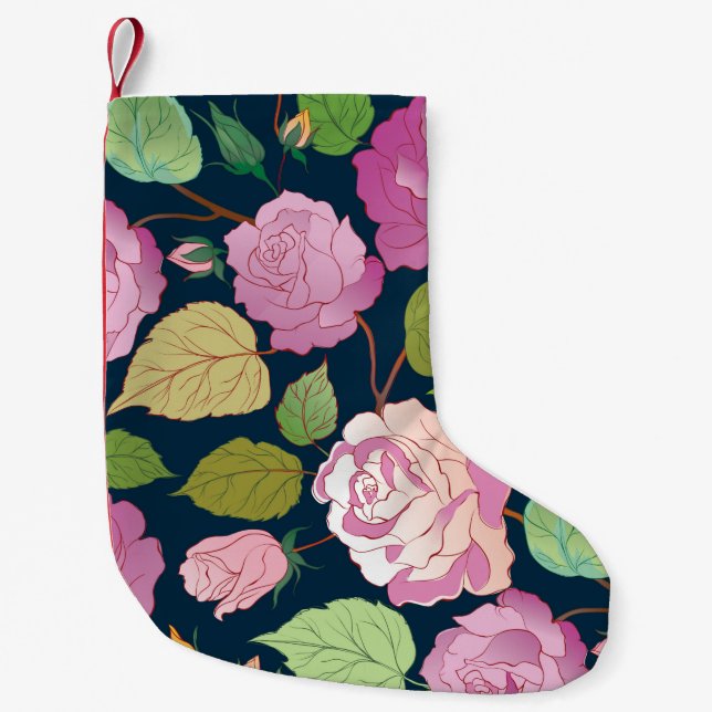 Rose 16 kleiner weihnachtsstrumpf (Vorderseite)
