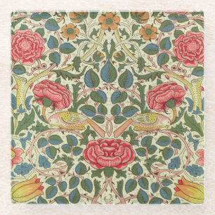 'Rose', 1883 (Baumwolle) Glasuntersetzer