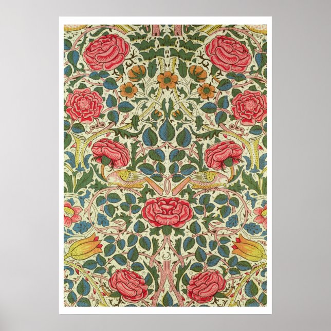 'Rose', 1883 (Baumwolle) Poster (Vorne)