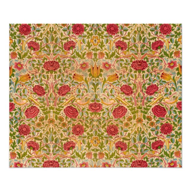 Rose, 1883 von William Morris Fotodruck (Vorne)