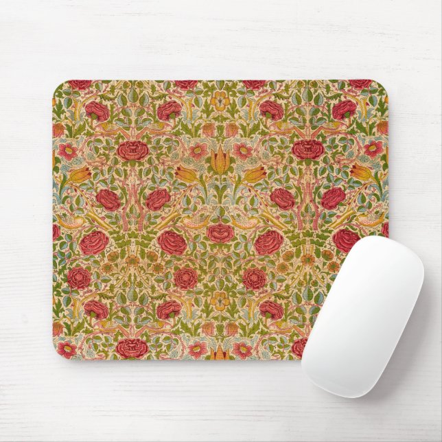 Rose, 1883 von William Morris Mousepad (Mit Mouse)