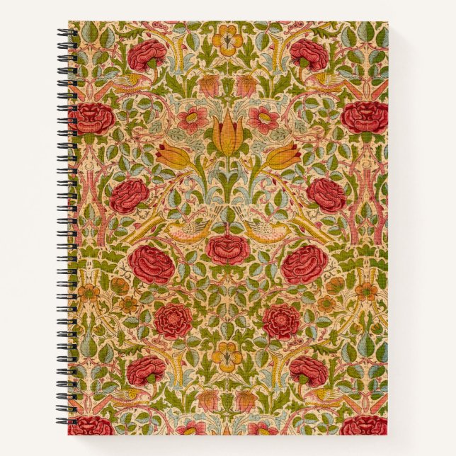 Rose, 1883 von William Morris Notizbuch (Vorderseite)