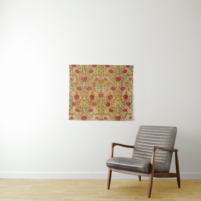 Rose, 1883 von William Morris Wandteppich (Beispiel (Horizontal))