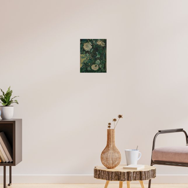 Rose 1889 Vincent van Gogh Klein Poster (Wohnzimmer 3)