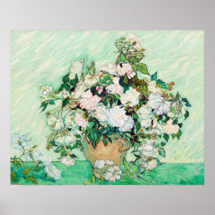 Rose (1890) von Vincent Van Gogh Poster