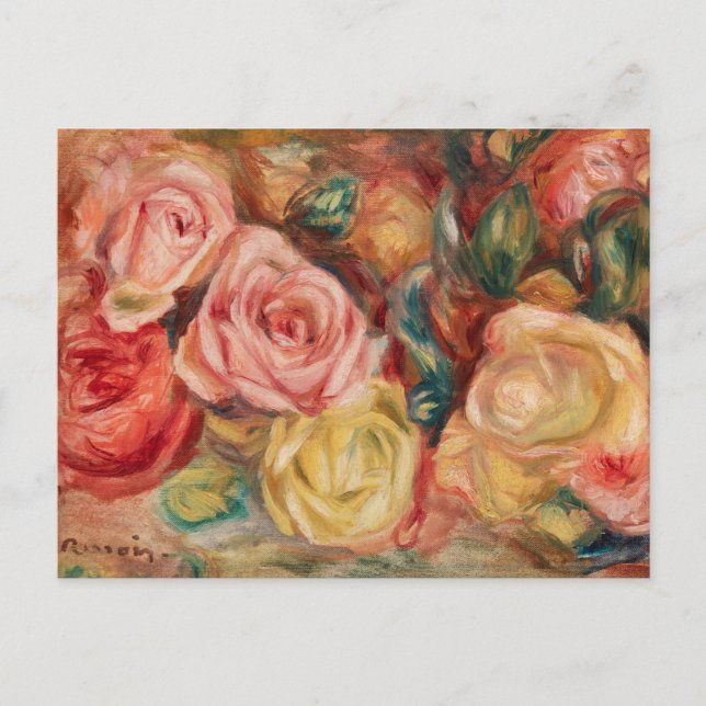 Rose (1912) von Pierre-Auguste Renoir Art Postkarte (Vorderseite)