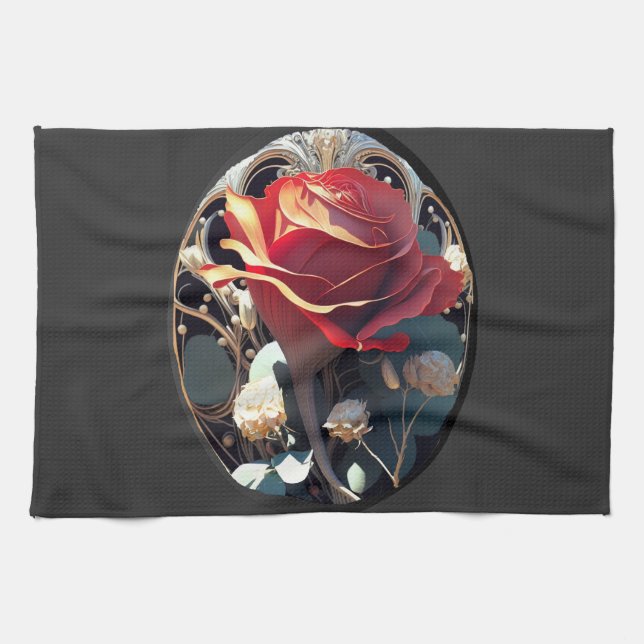 ROSE #1 GESCHIRRTUCH (Horizontal)
