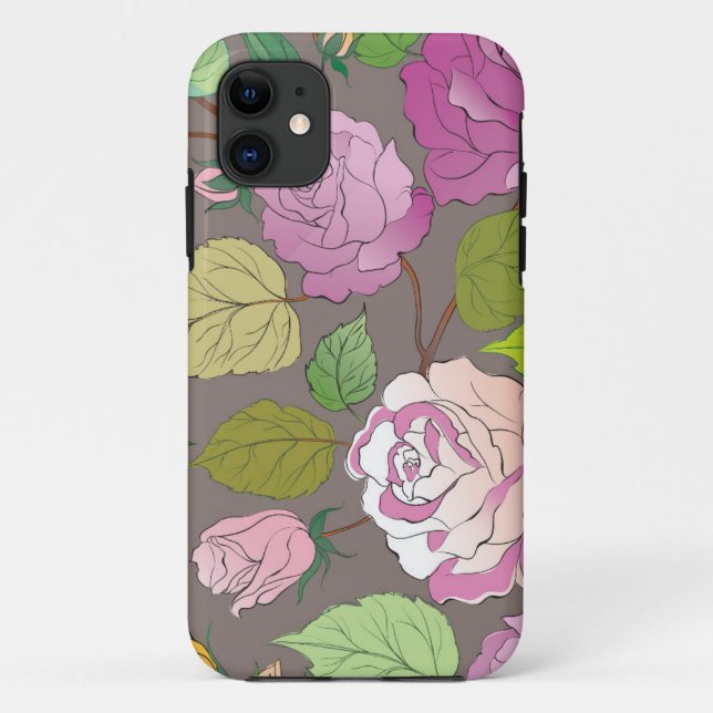 Rose 20 Case-Mate iPhone hülle (Rückseite)