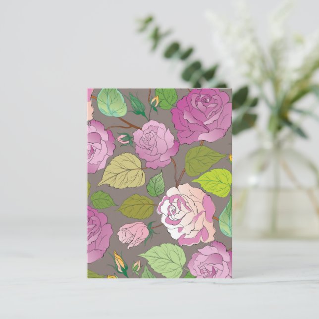 Rose 20 feiertagspostkarte (Stehend Vorderseite)