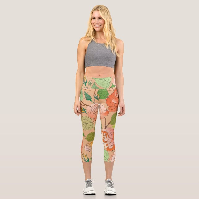 Rose 21 capri leggings (Vorderseite)