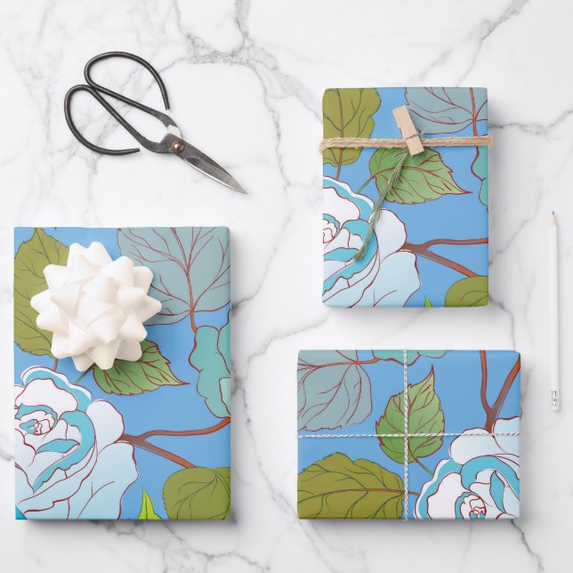 Rose 23 geschenkpapier set (Vorderseite)