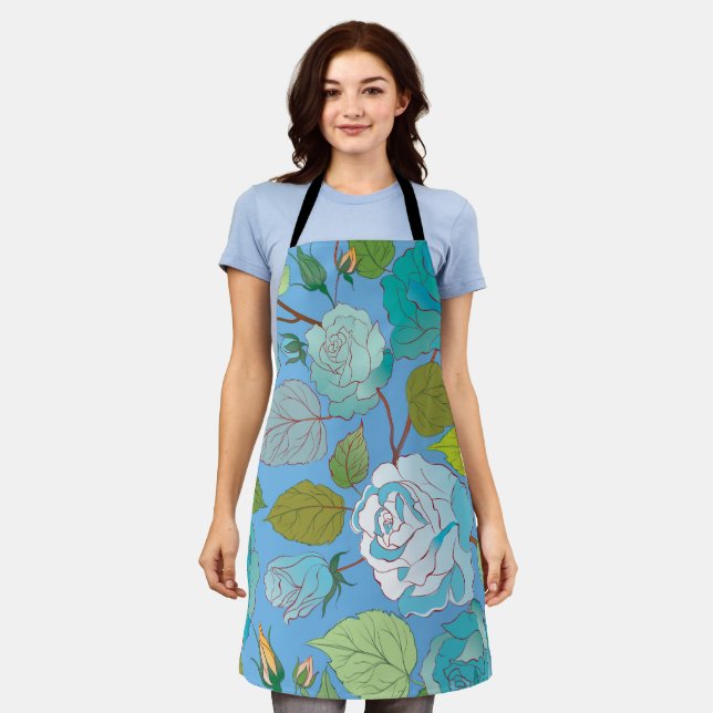 Rose 23 schürze (Getragen)