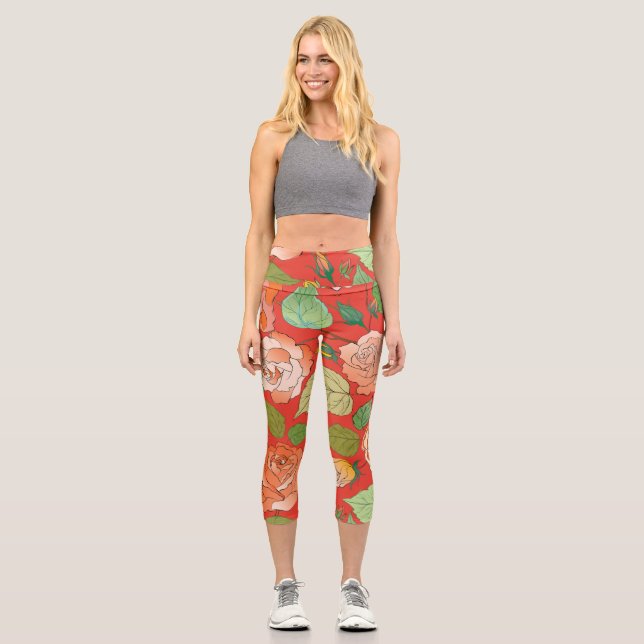 Rose 26 capri leggings (Vorderseite)