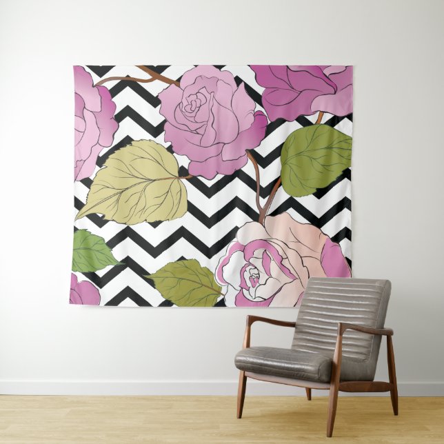 Rose 27 wandteppich (Beispiel (Horizontal))