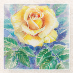 Rose 2 glasuntersetzer