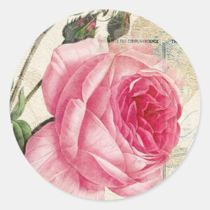 Rose (2) Sticker rond
