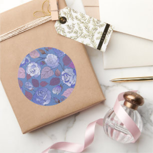 Rose 32 runder aufkleber