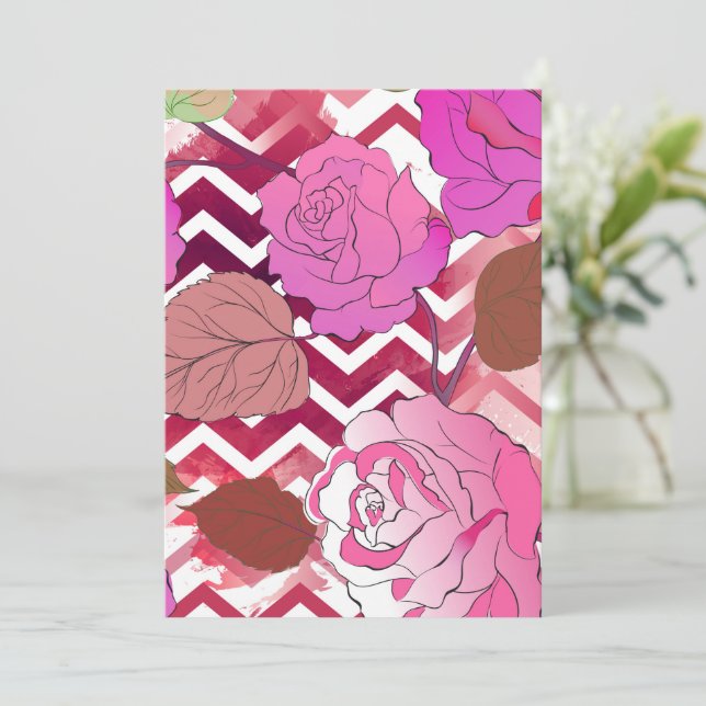 Rose 33 karte (Stehend Vorderseite)
