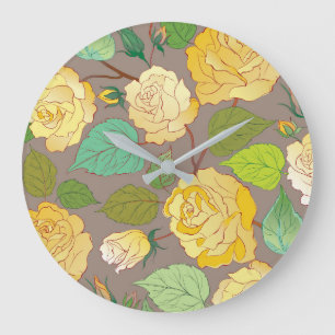 ROSE 3 GROßE WANDUHR