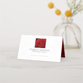 Rose 40. ruby-Jubiläumsstandorte Platzkarte